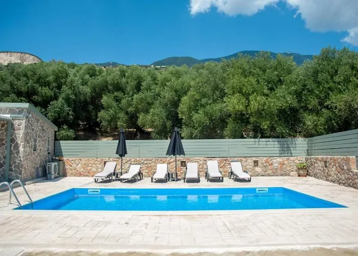 Afrato Calma In Trapezaki-private Pool -2 Br * Trapezaki (Kefalonia)